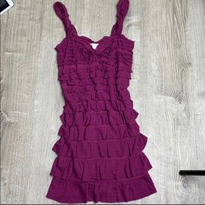 NWT Purple Ruffled Dress Studio M